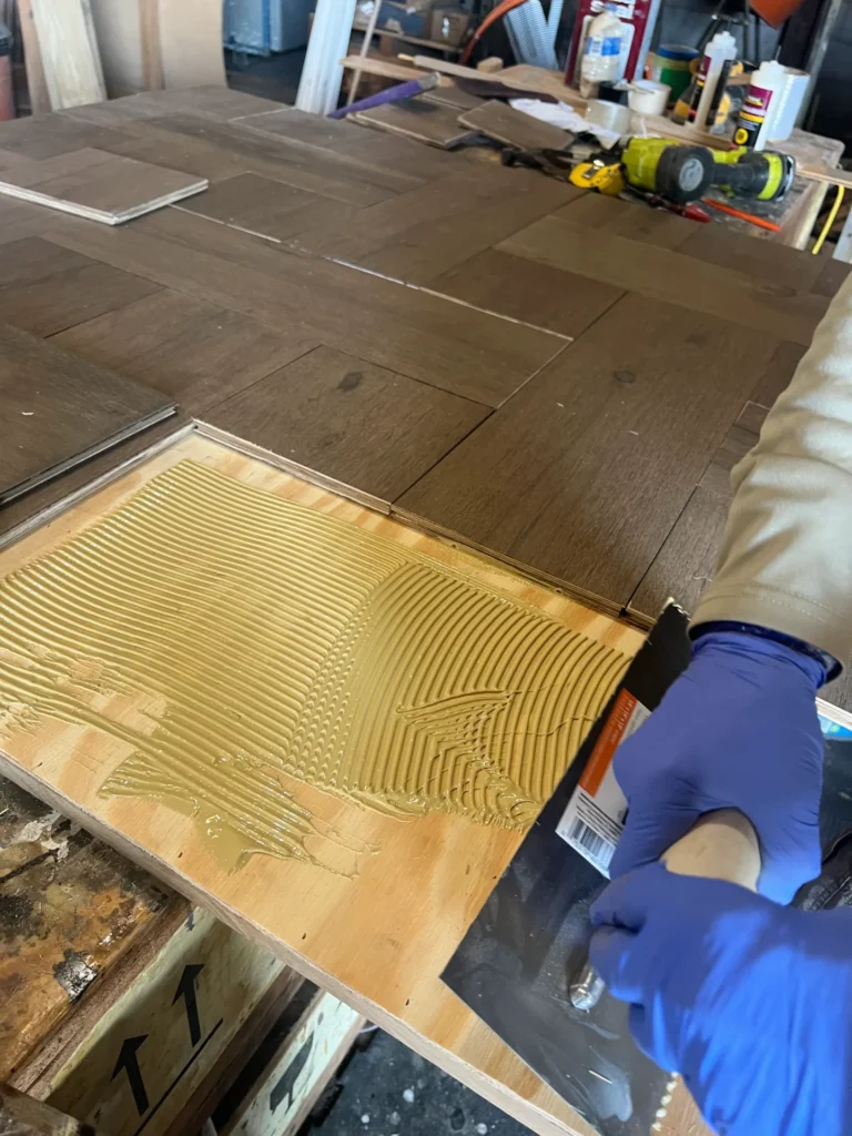 Custom hardwood in prog - Roberts Carpet & Fine Floors