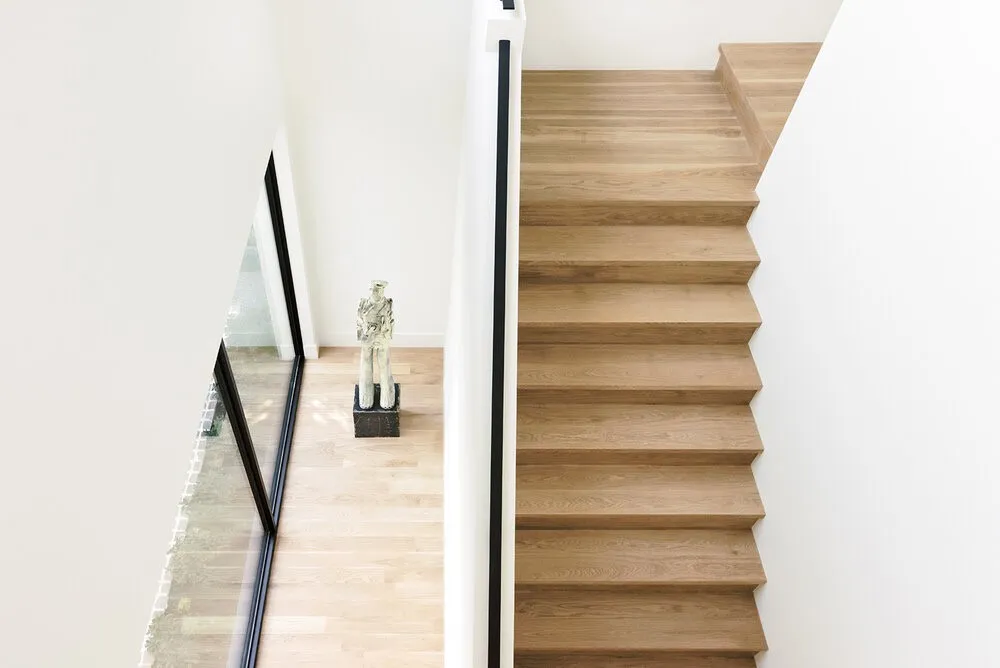 Custom hardwood stairs 1 - Roberts Carpet & Fine Floors