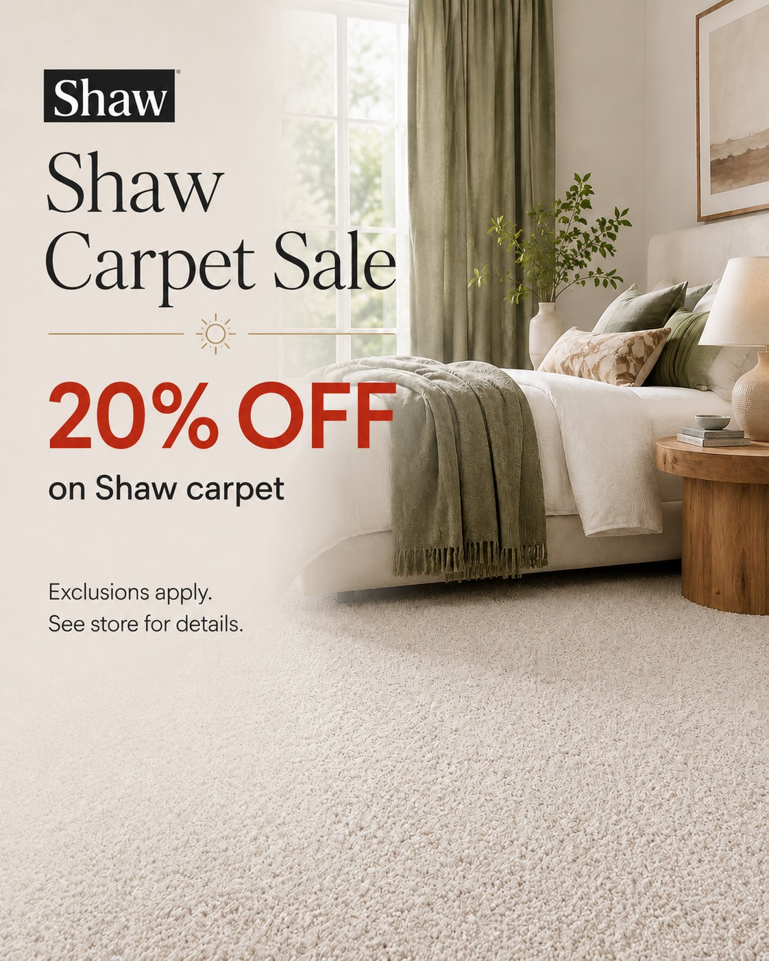shaw carpetsale img - Roberts Carpet & Fine Floors